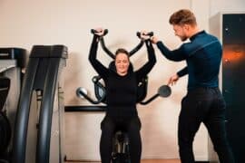 Personal trainer met klant - Joeri Zwart