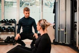 Personal trainer met klant - Joeri Zwart