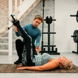 Personal trainer met klant - Joeri Zwart